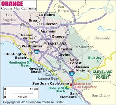 Orange County Map Map Of Orange County