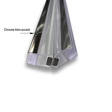 Shower Door Magnetic Seal Chrome Trim