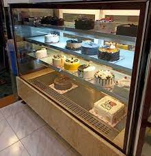Glass Curve Cake Display Counter Repair