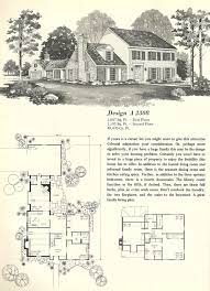 Vintage House Plans Early Colonial