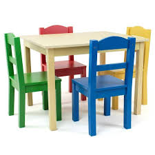 Kids Natural Table And Chair Set Tc715