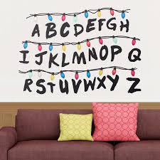 Wall Sticker Stranger Things Alphabet