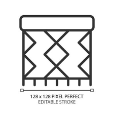 Rug Pixel Perfect Linear Icon Home