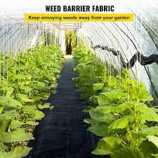 Weed Barrier Fabric 6ft 300ft Heavy Duty 2 4 Oz Woven Weed Control Fabric Geotextile Fabric Polyethylene Ground Cover