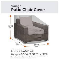 Vailge Patio Chair Covers Lounge Deep