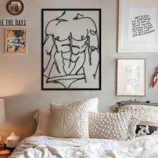 Erotic Nude Art Bathroom Wall Art Men