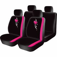 Heart Pink Seat Covers Washable