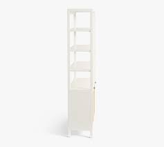 Westly Cane Open Bookcase With Doors