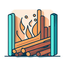 Fireplace Logs Vector Art Png Images