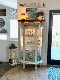 Diy Repurposed Curio Cabinet Painted