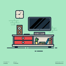 Tv Room Free Icons