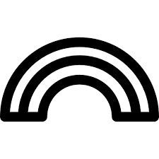 Nature Arch Bridge Rainbow Tunnel Icon