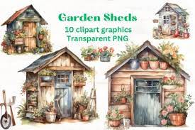 Garden Sheds Rustic Clipart Transpa
