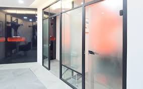 Retail Space With Glass Partitions