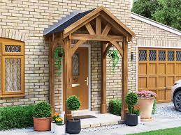 Thunderdam Wooden Porch Canopy Full