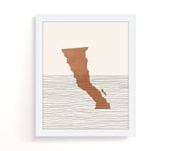 Baja California Art Print Baja