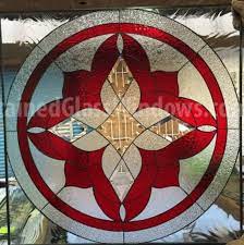 Leaded Stained Glass Window Panel