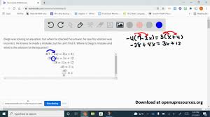 Solved Diego Was Solving An Equation
