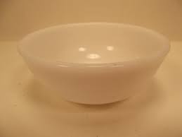 Milk Glass Bowl Soup Or Cereal Or Ice