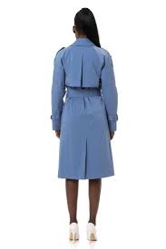 Icon 222 Kb Blue Women Trenchcoat