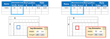 Floor Plan Excel Template Simple