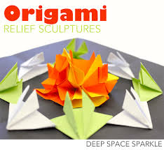 Origami Relief Sculptures Deep Space