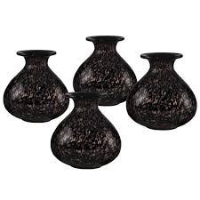 Hand Blown Art Glass Vase Set Av17051