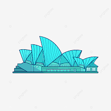 Sydney Opera House Icon Element Design