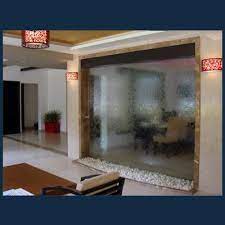 Transpa Glass Wall Fountains Size