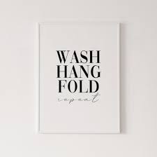 Laundry Poster