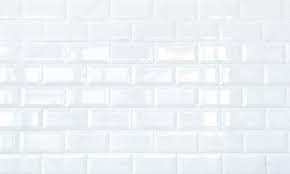 White Ceramic Brick Tile Wall