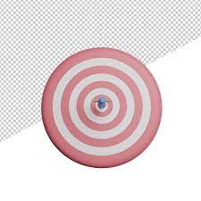 Premium Psd Target With Dart Focus