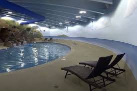 Swimming Pool And Rock Climbing Wall