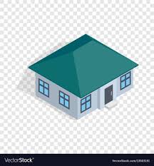 One Y House Isometric Icon Royalty
