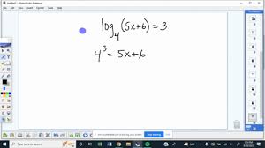 Solve Each Logarithmic Equation