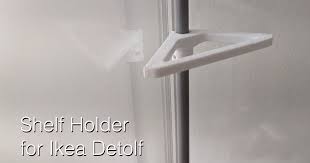 Shelf Holder For Ikea Detolf Display