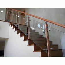 Wooden Glass Railing