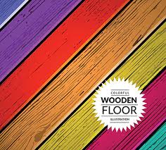 Colorful Wooden Plank Vector Art Png