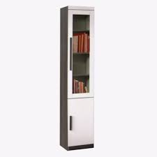 Book Shelf Solid Wooden With Door Glass