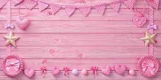 Pink Baby Shower Nursery Background Its