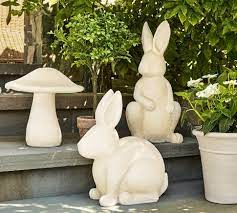 Handcrafted Terracotta Bunny Sculptures