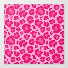 Pink Leopard Print Pattern Wallpaper