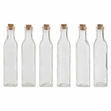 Gozo Glass Bottles Clear Glass Cork