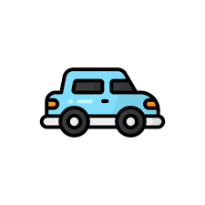 Simple Suv Car Lineal Color Icon The