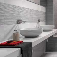 Gloss Grey Wall Tiles Grey Kitchen