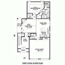 House Plan 46887 Narrow Lot Style