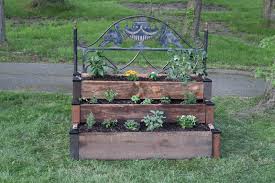Tiered Garden Bed From Reclaimed