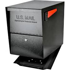 Mail Boss Black Package Master Locking Security Mailbox