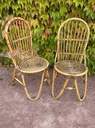 Vintage Rattan Chairs 1960s Set Of 4