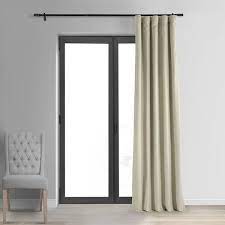 Exclusive Fabrics Signature Velvet Blackout Curtain Panel Beige